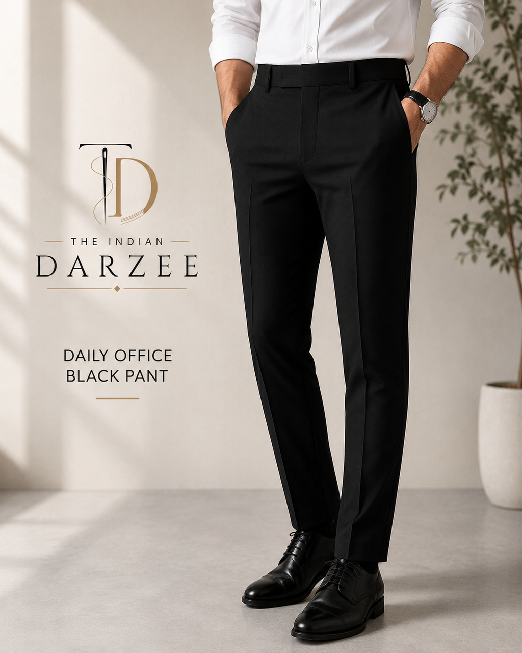 The Executive Black Trouser