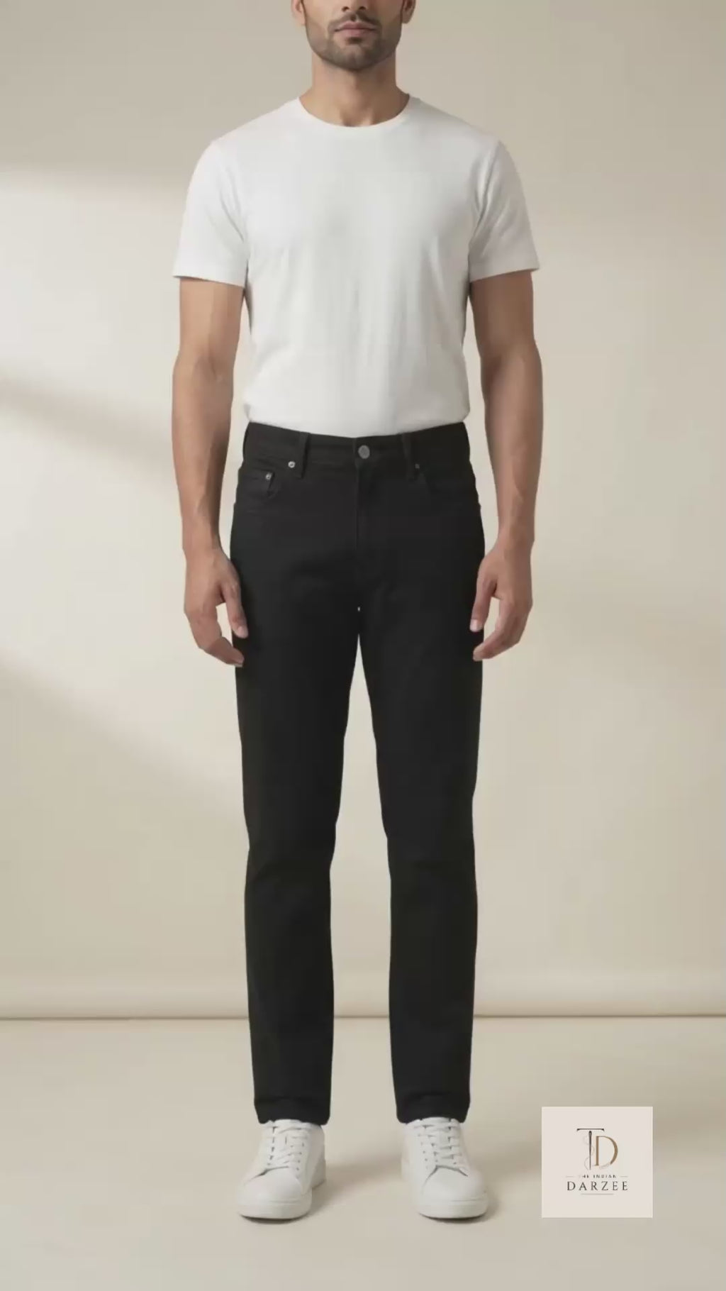 No Fade Black Jeans Stretch Denim with Color-Lock Technology | Regular Fit