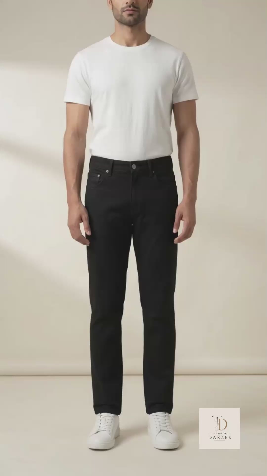 No Fade Black Jeans Stretch Denim with Color-Lock Technology | Regular Fit